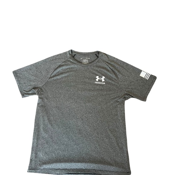 Under Armour Men’s Freedom Gray Tech Tee XL - Picture 1 of 5